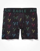 * AE アメリカンイーグル ボクサーブリーフ トランクス AEO Neon Eagles 6" Flex Boxer Brief M / Black *_画像1