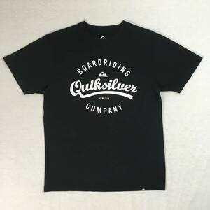 QUIKSILVER クイックシルバー Tシャツ ロゴ グラフィック ブラック Sサイズ サーフィン サーファー QST172625L