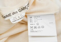 コムデギャルソンCOMME des GARCONS ハートメッシュウールニットソー オフS 【レディース】_画像10