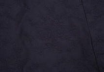 コムコム コムデギャルソンCOMME des GARCONS フローラルジャガードカットオフスカート 紺S 【レディース】_画像8