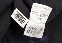 イッセイミヤケ ハートISSEY MIYAKE HaaT 刺繍装飾チュニックブラウス 黒3 【レディース】_画像10