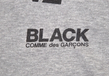 ブラックコムデギャルソンBLACK COMME des GARCONS ハイビスカスプリントTシャツ 杢グレーS 【レディース】_画像7