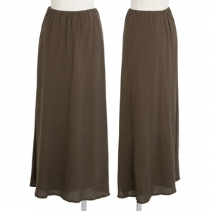  Jurgen Lehl JURGEN LEHL design weave cotton skirt tea M [ lady's ]