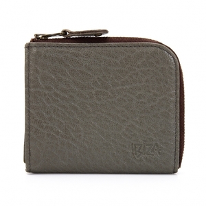 ibisaIBIZA leather Mini wallet mocha gray [ lady's ]