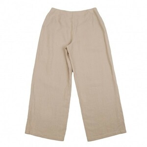  Jurgen Lehl JURGEN LEHLhemp pocket piping pants .. beige L [ lady's ]