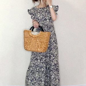 ワンピース 花柄ワンピース ロングワンピース マキシ