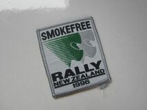 【中古品】Smokefree Rally New Zealand 1996 ロゴ ワッペン/刺繍 自動車 バイク オートバイ カー用品 レーシング F1 ビンテージ 88_画像1
