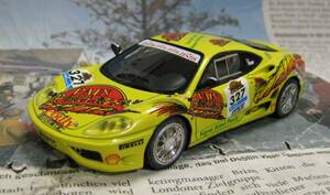 ☆激レア絶版*Arena/BBR*1/43*Ferrari 360 Modena Challenge #327 2002 French GT Championship≠MR