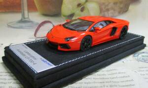 ★激レア絶版*世界10台*LOOKSMART*1/43*Lamborghini Aventador LP700-4 オレンジアルゴス≠BBR,MR