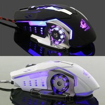 ((安心価格))ワイヤレス 無線 ゲーミング マウス サイレント仕様 LEDバックライト付き USB光学エルゴノミックマウス 選べる4色_画像2