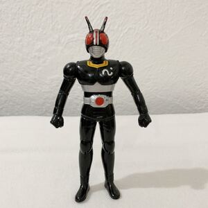 仮面ライダーBLACK・ブラック　ソフビフィギュア　1987 日本製★高さ約17cm〈K8