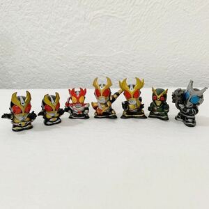 仮面ライダーアギト　指人形　ソフビフィギュア★７個セット★高さ約４～５cm〈K6