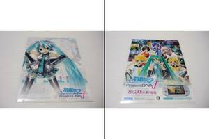 [L管00]A4クリアファイル 初音ミク 「初音ミク ‐Project DIVA‐ f」 店頭体験会配布品 / クリアファイル