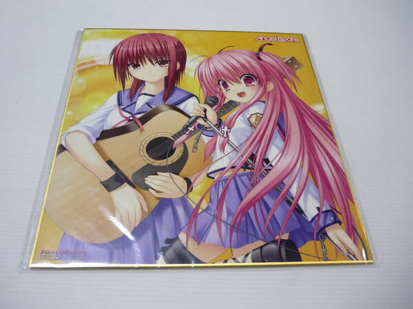 【送料無料】色紙 岩沢雅美＆ユイ「Angel Beats!」 C93グッズ / コミックマーケット93(コミケ93/2017冬)