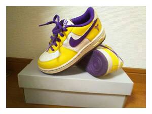  Ray The Cars box attaching illusion!ko- Be Brian to24 force one NIKE AIR FORCE Ⅰ TD15cm15 centimeter AF1 purple force 1 yellow color KIDS Kids 314194-151...