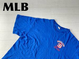 ☆送料無料☆ DELTA PRO WEIGHT 古着 半袖 MLB テキサスレンジャーズ ミッチモアランド Tシャツ メンズ XL ブルー 大きいサイズ トップス