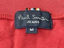 ☆送料無料☆ Paul Smith JEANS ポールスミス ジーンズ 古着 半袖 プリント Tシャツ メンズ M レッド トップス 中古 即決_画像8