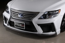 レクサス LS 40系 前期 フロントバンパー LEXUS LS460 LS600h LS600h/L USF/UVF4# エアロ★ブラックパール★新品 未塗装品_画像3