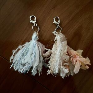 マスクチャーム 2個セット ハンドメイド オシャレマスクに!