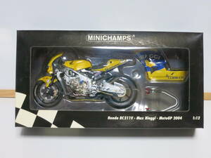 ミニチャンプス 1/12 HONDA RC211V Camel Pramac Honda Pons Max Biaggi マックス ビアッジ MotoGP 2004（122 041003）未開封 新品