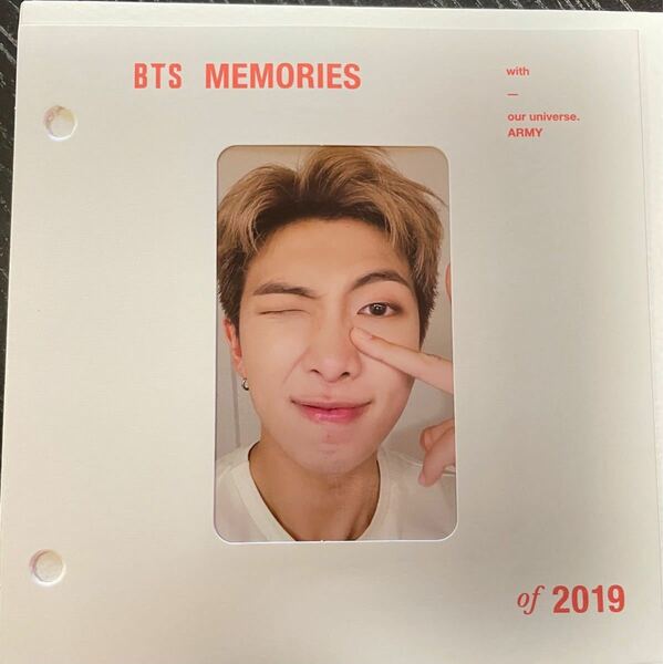 BTS MEMORIES of 2019 Blu-ray RM トレカ