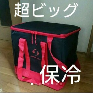 【お値下げ!】大きな大きな 保冷バッグ 特大 超ビッグ 赤黒
