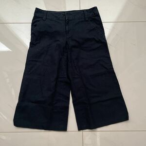 KLEIN PLUS + гаучо брюки темно-синий цвет широкий брюки обычная цена 8900 иен ранг размер 36 зажим ryus