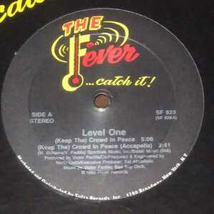 LEVEL ONE / (KEEP THE)CROWD IN PEACE /80'S HIP HOP/ミドルスクール/MIDDLE SCHOOL RAP/VICTOR PADILLA (V.I.C.)/BAD BOY ORCHESTRA 