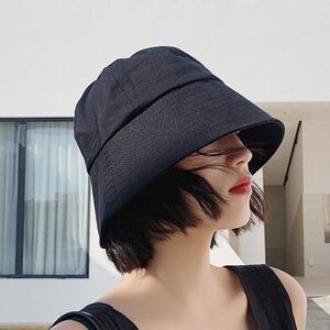 バケットハット ハット 帽子 ブラック 韓国 紫外線対策 ユニセックス