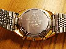 【超希少】GOLD PLATE 金メッキ GP 84年製 CITIZEN シチズン ALARM CHRONO 4-098391TA ビンテージ_画像2