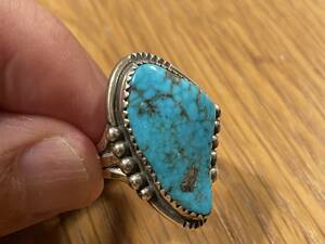 . Takumi Mark chi-Mark Chee Navajo Navajo turquoise ring 