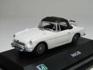 MG 1/72 GB great britain Great yellowtail ton MGB Soft Top Ivory Britain Roadster cabriolet light weight sport car case have WH