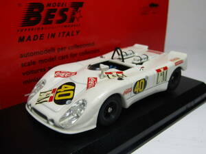 Porsche 1/43 Porsche 908 /2 1970 Vintage targa поток rio Coca Cola BEST MODEL Made in Italy Италия производства 911 930 928