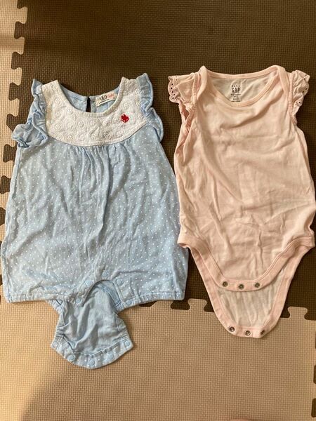 ロンパース　ベビー服　70 女の子　GAP POLO 夏服 babyGap