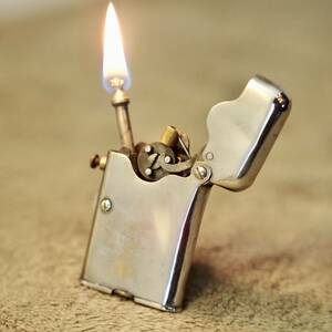  put on fire excellent Switzerland made 1920~30 period Thorens antique lighter Thorens single Claw semi auto oil 