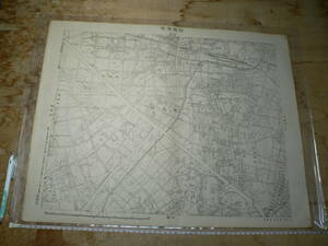 地図 昭和22年 三千分の一 板橋南部/ 1/3000 東京都 板橋区 大正11年測図