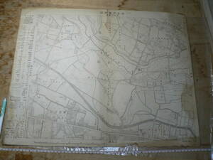 地図 昭和22年 三千分の一 高井戸東南部/ 1/3000 東京都 杉並区 昭和11年測図