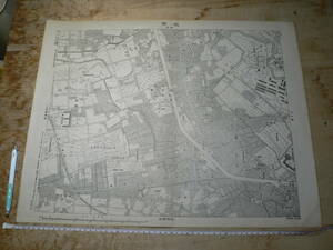 地図 昭和22年 三千分の一 板橋/ 1/3000 東京都 板橋区 昭和7年測図