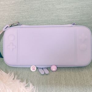 任天堂switch収納キャリングポーチ&ジョイコンアナログスティックカバー スタンド機能搭載ニンテンドースイッチ保護ケース カバー