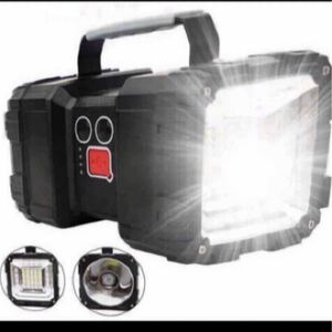 懐中電灯 led 強力 最強 超高輝度 6000ルーメンサーチライト 7モード調光 一台3役 usb充電式給電 防水 ハンドル付き