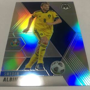 ★2021 PANINI MOSAIC UEFA EURO SOCCER H2 アルビン・エクダル スウェーデン　silver prizm★即決