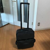 【廃盤/希少/レア】PORSCHE DESIGN ポルシェデザイン　LUGGAGE P'2000 ビジネスキャリーバッグ/トローリー　2輪　BLACK_画像6