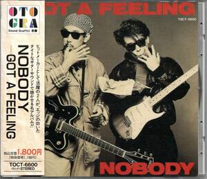 【中古CD】NOBODY/ノーバディ/GOT A FEELING/92年盤