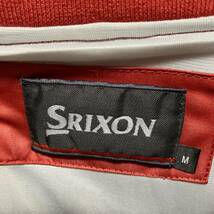 【SRIXON】 スリクソン ゴルフ メンズ 2WAY 長袖 Vネック スニードジャック Mサイズ 赤系_画像4