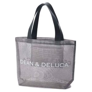 Dean&Delucaメッシュトートシルバーカラー