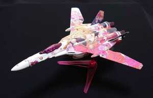  Bandai plastic model Macross F 1/100 VF-25Fme rhinoceros a bar drill - Fighter mode sheliru marking Ver. final product 