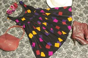 45 -Карианский неоновый цвет шикарно и самое милое платье осенью и зимой