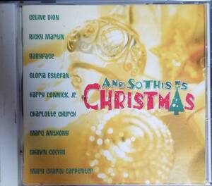 L56日本盤/送料無料■V.A.「AndSoThisIsChristmas」CD/クリスマスソングオムニバス ベイビーフェイスセリーヌディオンマークアンソニー