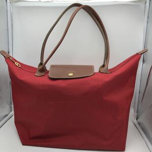 LONGCHAMP ロンシャン 折り畳み トートバッグ L 手提げ ベージュ ル・プリアージュ