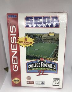 新品【College Football's National Championship II】北米版セガ ジェネシス用ソフト ①